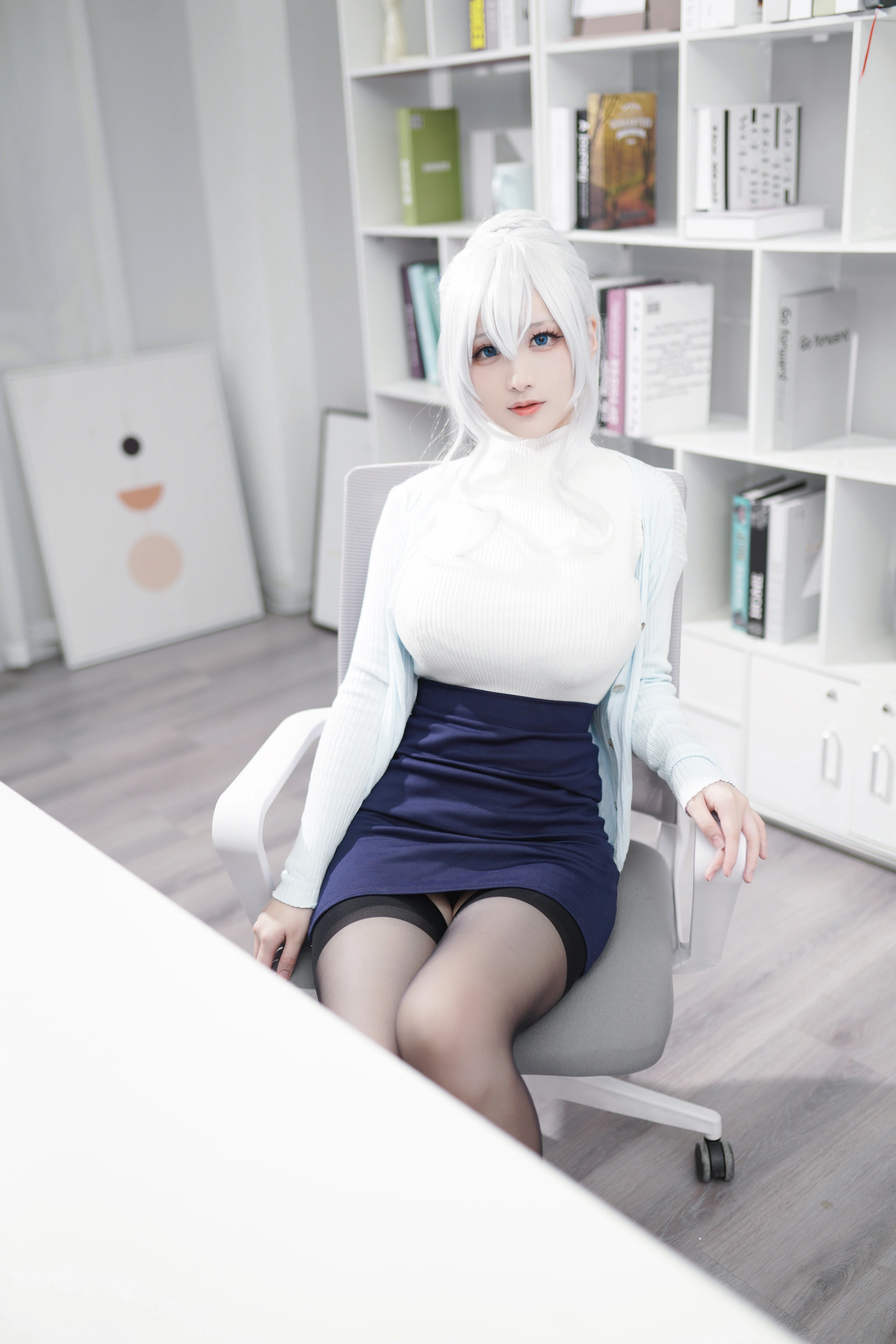 幼愛youmeko - NO.06 未亡人雪女cos 1