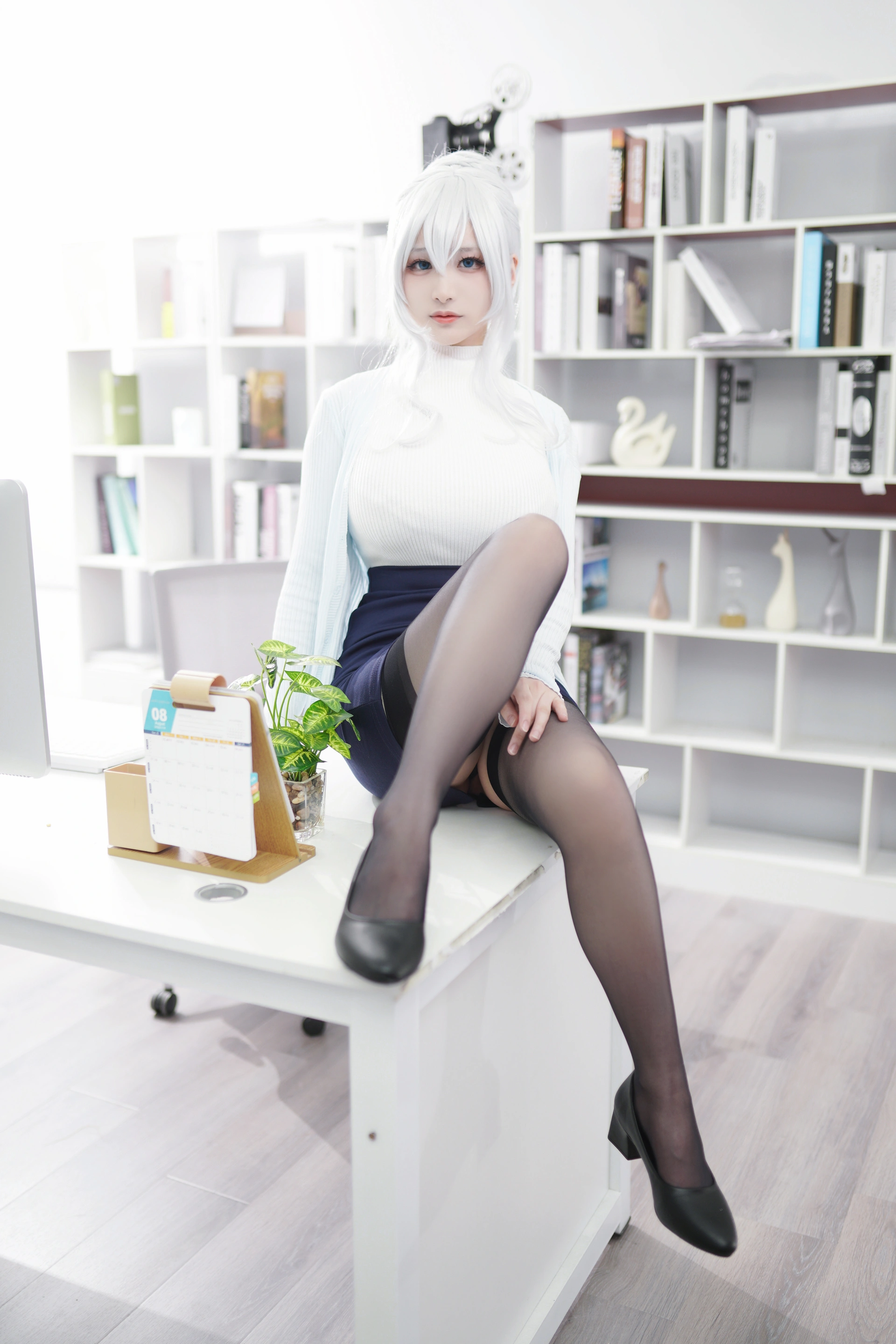 幼愛youmeko - NO.06 未亡人雪女cos 3