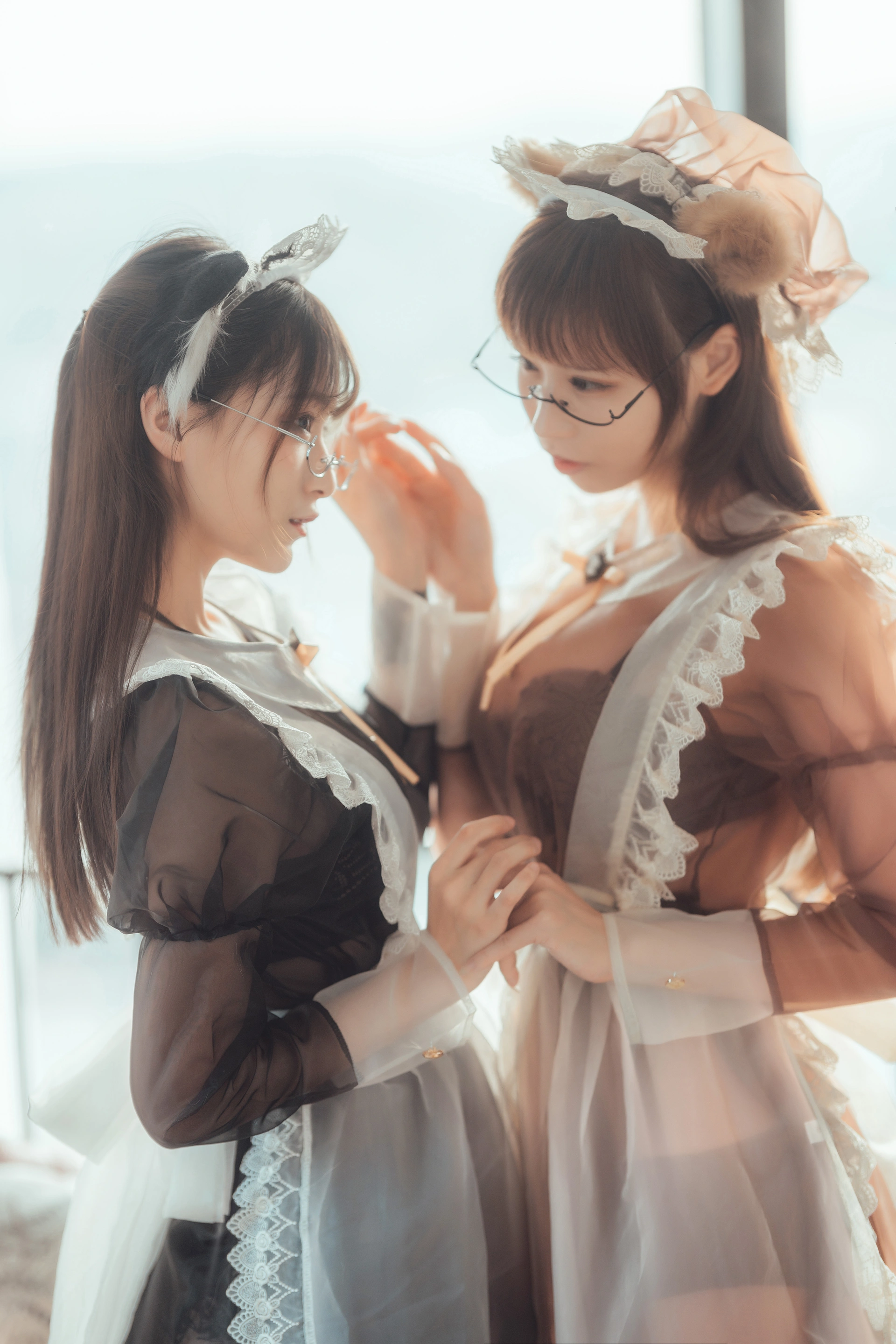 爱老师_PhD - NO.26 x奶文x铁板烧鬼舞 透明女仆 3